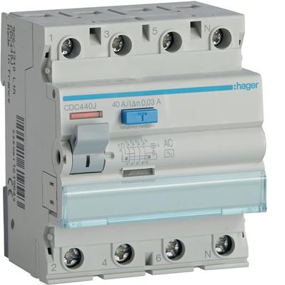 CDC440J DIFFERENTIAL SWITCH 40A 30MA