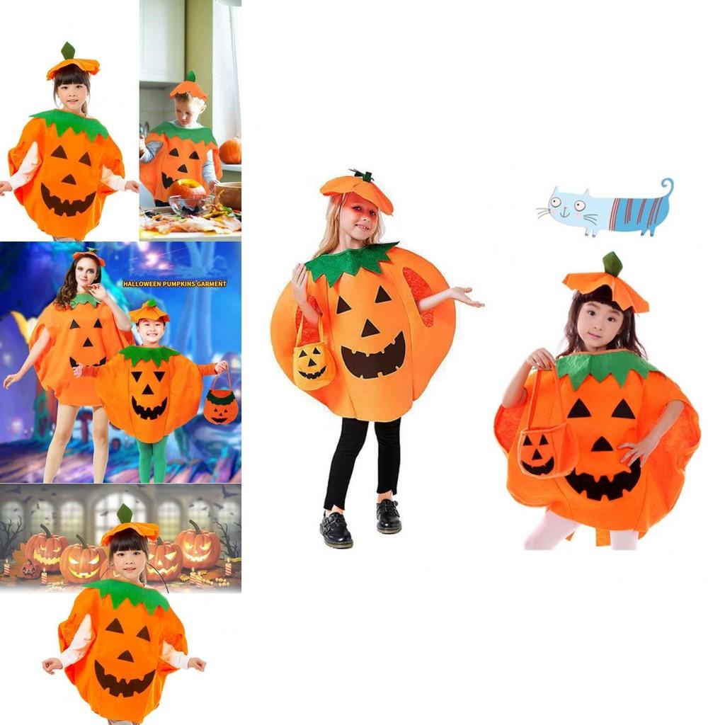 Halloween Pumpkin Costume Adult Parent-child Clothing Cosplay Fancy Dress Party