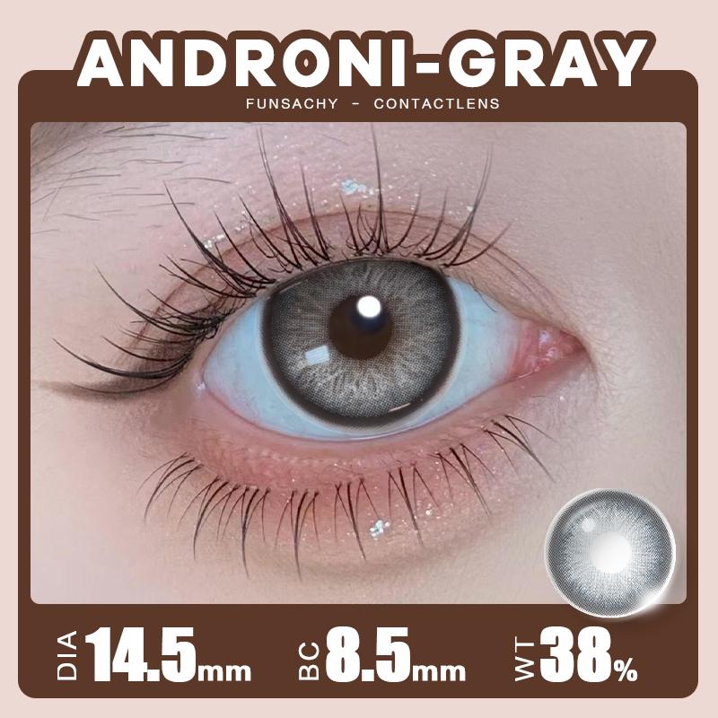 FUNSACHY Colored Lenses 1pair Brown Natural Eye Makeup Contacts Gray Pupils Blue Green Lens Yearly Fashion Cosmetics SoftLens