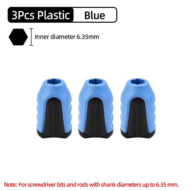 Magnetic Bit Holder Magnetic Ring Strong Magnetizer Demagnetizer Magnet Ring For 1/4 Inch 6.35mm Screwdriver Bit Holder Hand Tools Accessories