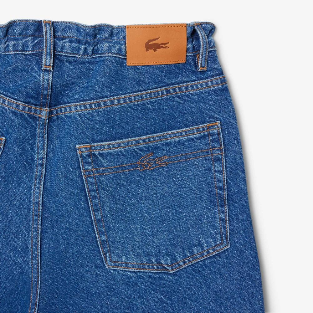 Lacoste Women's Wide Denim Pants HF2448-55N36L