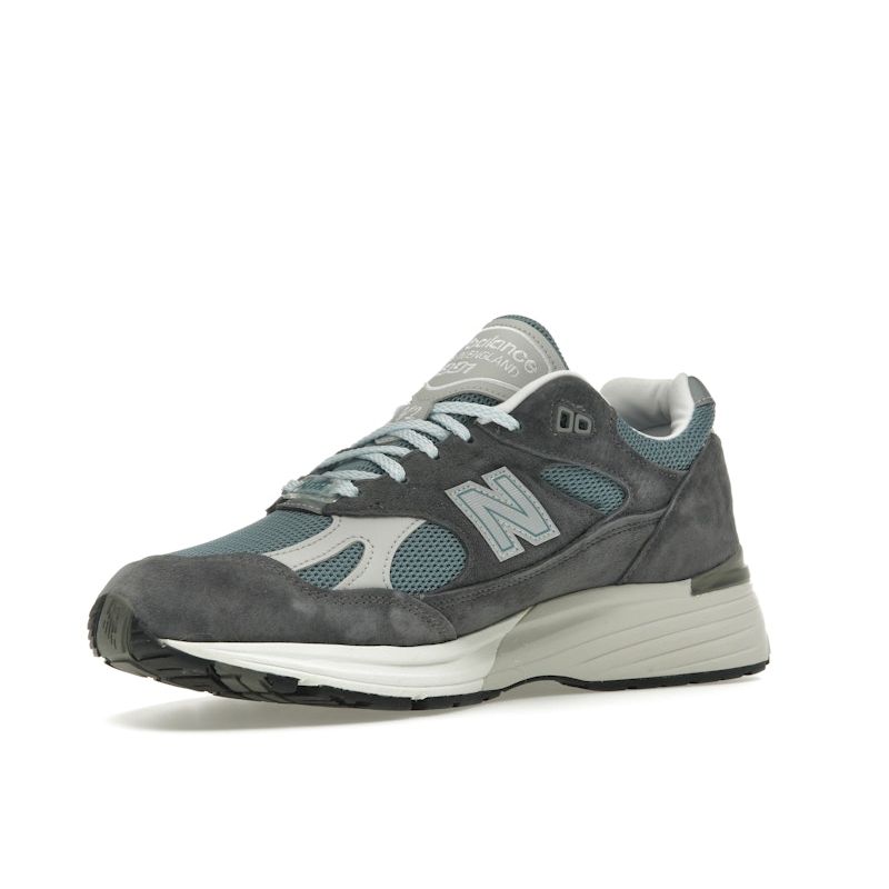 Kith X New Balance 991v2 Made In England Osaka Pack Unisex Sneakers Blue Asphalt Lead U991KH2