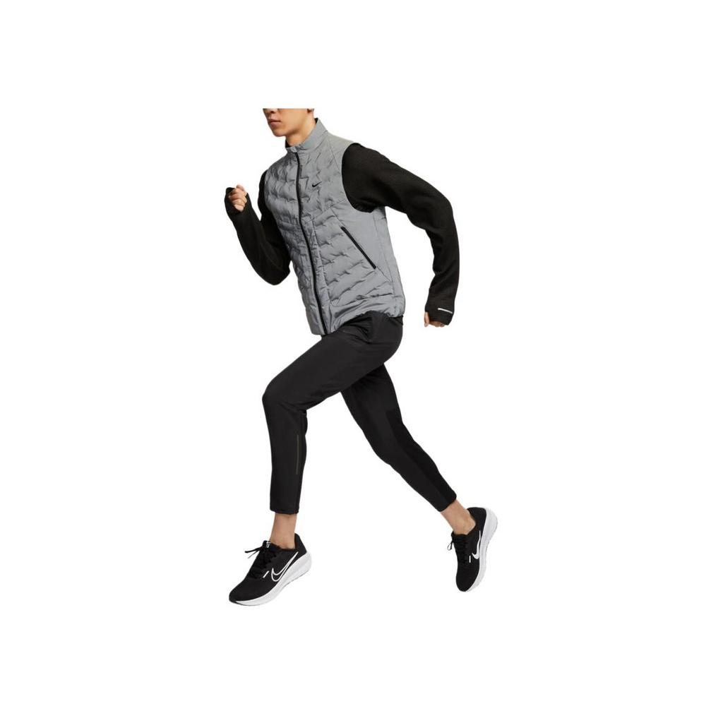 Nike As M Nk Tfadv Reflect Vest Brand Logo Stand Collar Zipper Sleeveless Vest Men Vests IM6279027