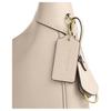 Coach Ella 36 Gold Logo Leather Shoulder Bag Large Oatmeal Women Shoulder Bag CCE48-IMOAT