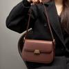 Premium Sense Niche Design Armpit Bag Leather Women's Bag Spring and Summer Tofu Bag Shoulder Messenger Bag
