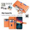 For Samsung Galaxy M55 5G/C55 5G/F55 5G Wallet Case PU Leather Zipper Phone Cover with 2 Straps