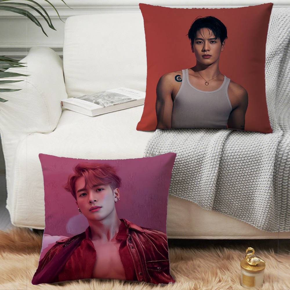 Host J-JacksonS W-WangS Pillow Case Home Decor Throw For Sofa Bed Car Room Decor Gift Idea