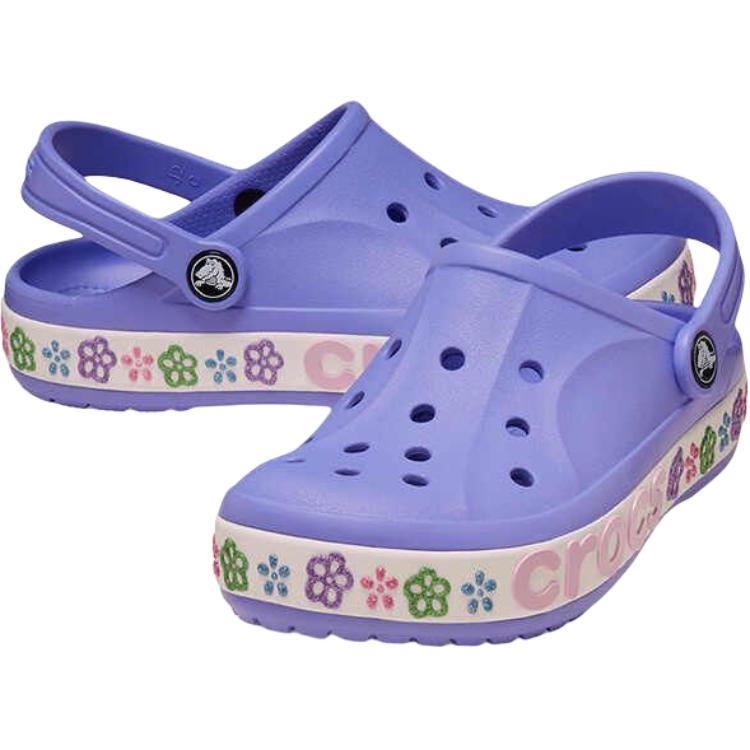 Crocs Bayaband Clog Abrasion Resistant Low Top Children's Sandals Purple