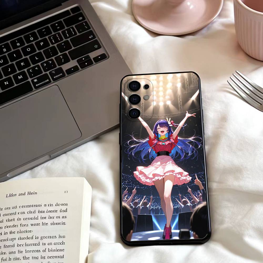 Anime O-Oshi no ko  Phone Case For Samsung S25,24,23,22,30,21,10,9,Ultra,Plus,Lite,FE,4,5 G Soft Black Case