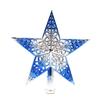 Christmas Topper Tree Hollowed Out Star Ornaments Party Home Decoration Gift