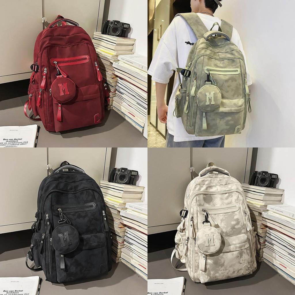 Nylon Casual Travel Backpack For Men And Women With Padded Shoulder System For Daily Use