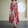 Vintage Long Skirt Flesh-Covering Dresses