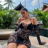 Beach Dress Sexy Lingerie Dress Backless Uniform Short Skirt Passion Temptation Nightdress Bag Hip Beachwear Nightclub Clothing