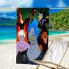 1pc Villains2 Beach Towel, Beach and Seaside Swimming Pool Equipment, Fashion Pattern, Rectangular, Travel Essentials