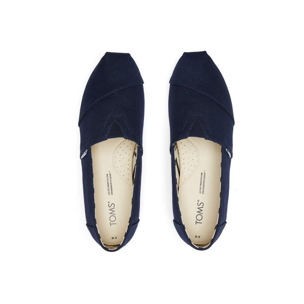 Toms Alpargatas loafers textile blue
