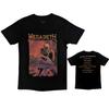Budokan Megadeth Band TShirt Cotton Graphic Tee Unisex Unisex Summer Streetwear