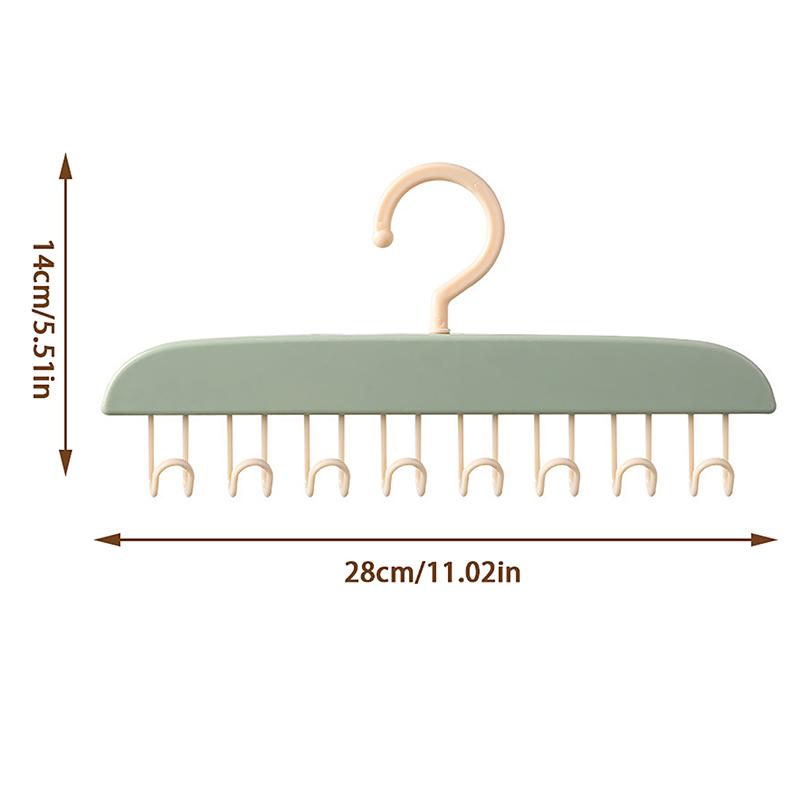 Multiple Hooks Women Storage Bra Hangers For Clothes Case Home Wardrobe Accessories Supplly Scarf Organizer Men Tie Belt Hangers