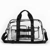 New Transparent PVC Swimming Storage Bag, Hand-held Contrasting Color Short Distance Travel Bag, Crossbody Large Capacity Fitness Bag