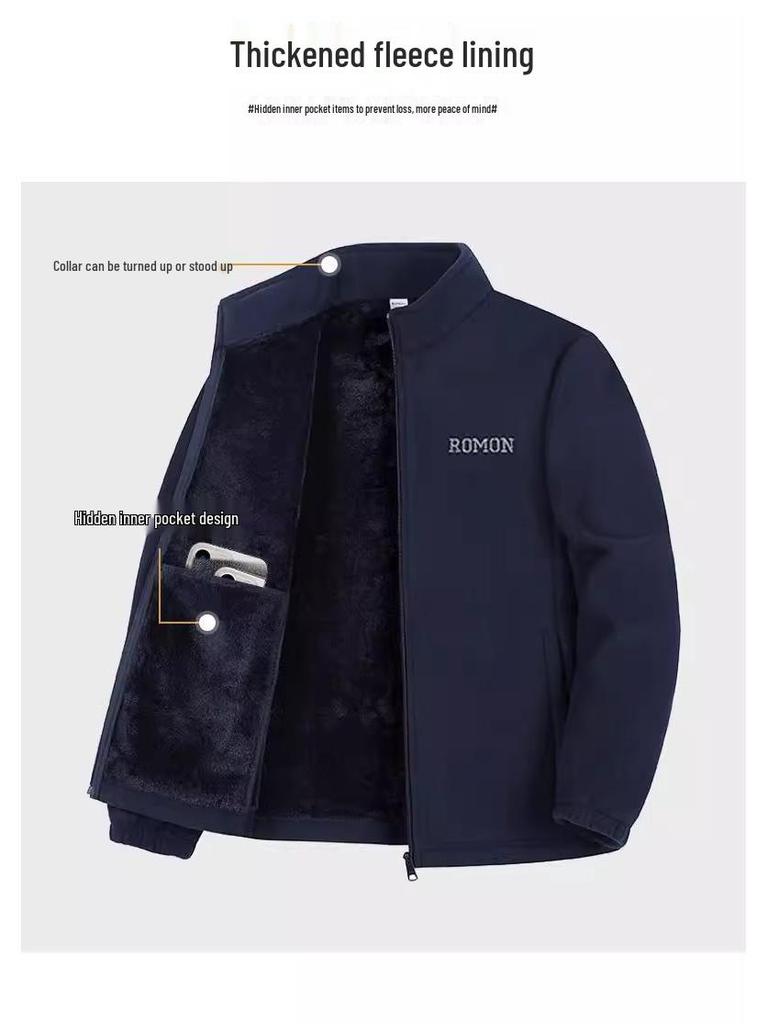 Romon Dames Dikke Warme Fleece Jas voor Buiten Herfst/Winter