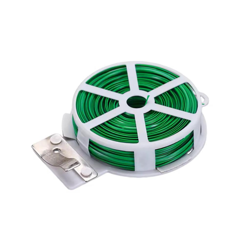 Garden Plant Tie Roll for Climbing Plants and Rose Vines Flexible Twist Wire with Cutter for Plant Support 20m 30m 50m 100m