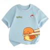 Potdemiel Estate Nuova T-shirt in Puro Cotone con Stampa Pikachu per Bambini, Ragazzi e Ragazze, T-shirt per Bambini Comoda e Traspirante