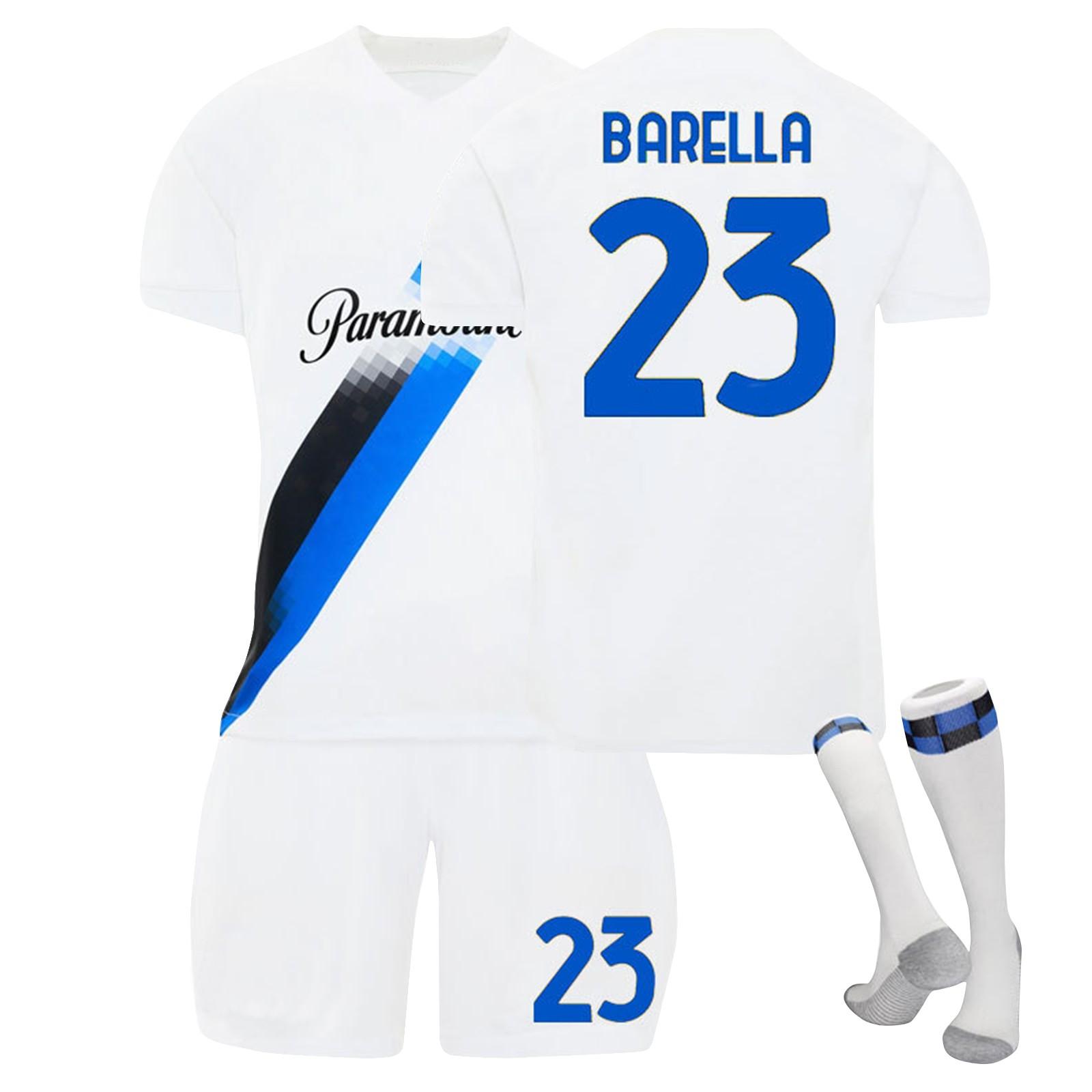 

23-24Internazionale Milano выездные майки, комплект спортивной формы, комплект футбольного тренировочного костюма XL