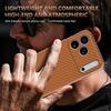 EUCAGR Luxury Carbon Fibre PU Leather Phone Case for iPhone 17 Air 17 Pro Max 16 15 14 13 12 11 Pro Max Bumper Coque Back Cover