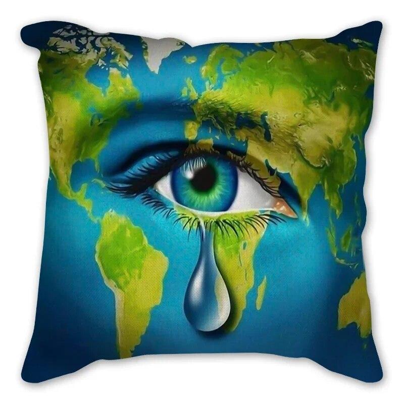 Home Decor New Year Decorations Bedroom Living Room Sofa Cushion Cover Eye Pillow  Christmas Tears