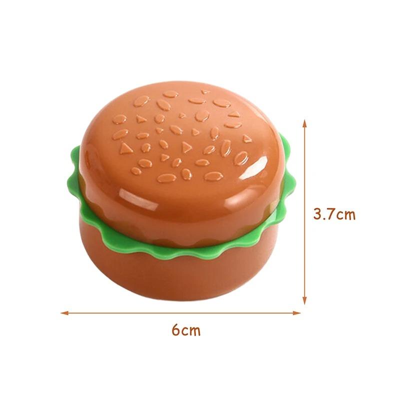 Имитация гамбургера Точилка для карандашей Двухдырочная Мультяшная Точилка для карандашей Подарок для начальной школы Приз Точилка для карандашей