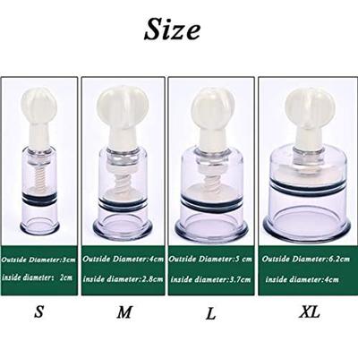 Medical Portable Twist Pump Suction Vacuum Nipple Suckers  Massage Cupping Tool