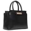 Bally Logo Magnetic Closure Leather Shoulder Crossbody Handbag Medium Women Handbags Black 6310322