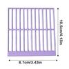 Gem Art Ruler Square Gem Drawing Grid Anti-Slip High Precision Portable Crafting Supplies for Hobby Crafting Home Decoration