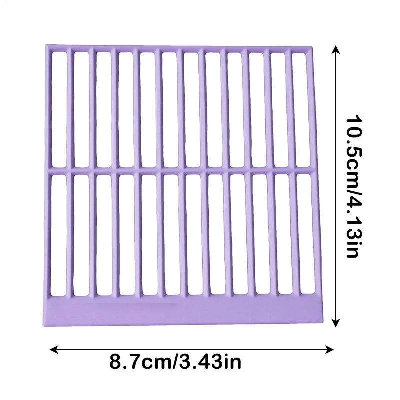 Gem Art Ruler Square Gem Drawing Grid Anti-Slip High Precision Portable Crafting Supplies for Hobby Crafting Home Decoration