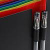 24 Pockets Colorful PP Plastic Leather Manila Paper Cardboard Waterproof Document Folder Bag Expanding File Folder