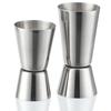 Stainless Steel Measuring Cup Two-Way Measuring Glass, Ounce Cup Double-Ended Bartending Measuring Cup