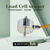 BENGBUZZYQ Tension Rod Load Cell 0-5000KG Stainless Steel High Precision Force Sensor for Automation Industrial Weighing Robotic
