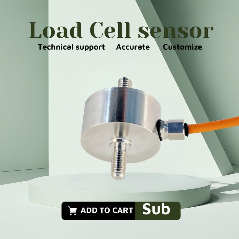 BENGBUZZYQ Tension Rod Load Cell 0-5000KG Stainless Steel High Precision Force Sensor for Automation Industrial Weighing Robotic
