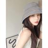 Houndstooth Sun Hat With Wide Brim For Sun Protection And Fashion In Spring And Summer