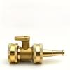 2pcs/set Brass Garden Hose Nozzle - Durable Metal Lawn & Car Sprinkler With Standard Us Thread Connector