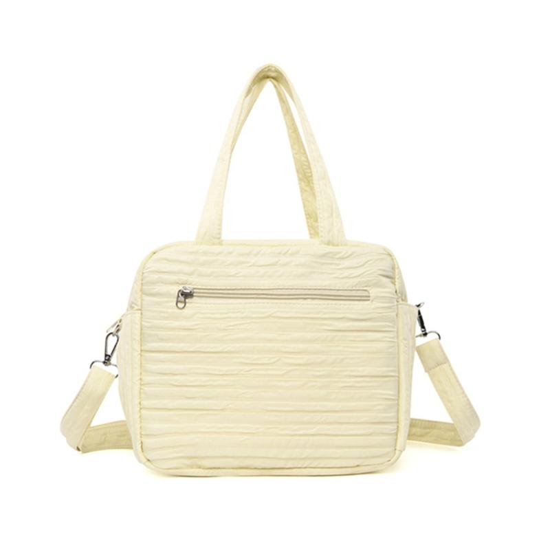 Diaper Bag Handbag Fashionable Mother and Baby Nappy Pouch One Shoulder Crossbody Bag for Bottle, Diaper Storage