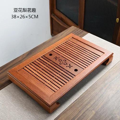 Serving Chinese Tea Tray Wood Plate Office Desk Luxury Tea Tray Japanese Nordic Bandeja Para Cha Kitchen Accessories YN50TT