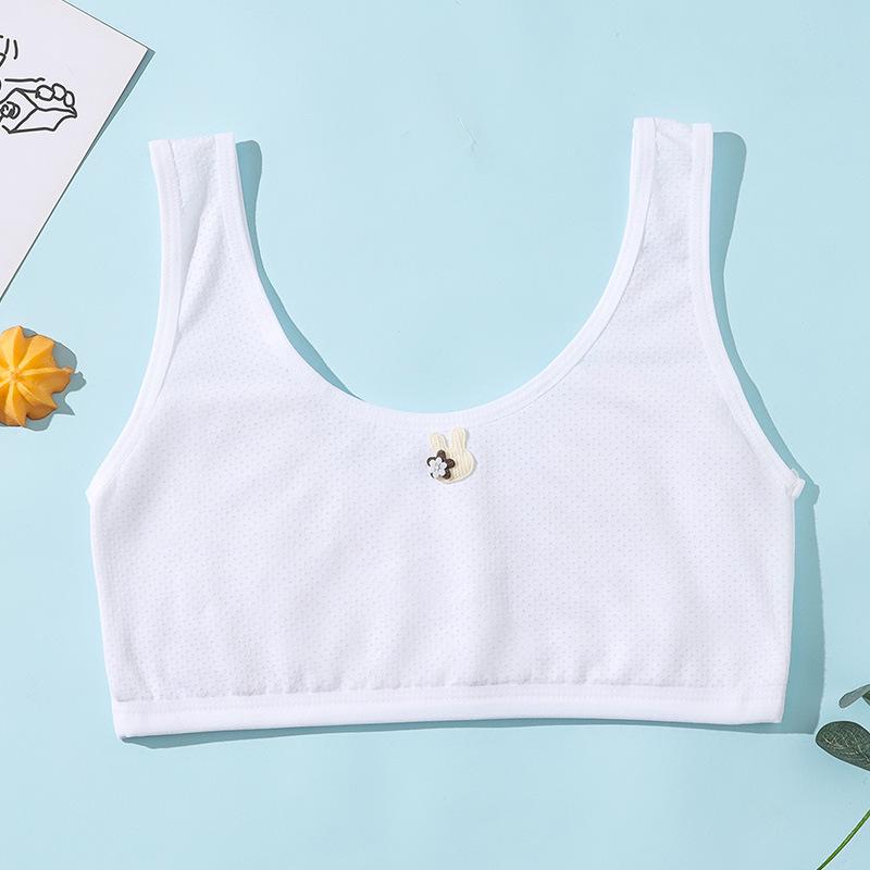 Stage One Girls' Period Underwear: Wire-Free, Anti-Protrusion Tank Top for Middle and Elementary School Students