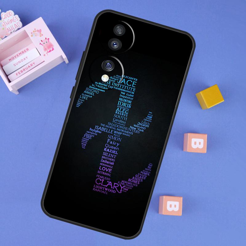 Angelic Rune Shadowhunters Case For Honor 400 Pro 200 70 90 Lite X9a X9b X9c X9d X8b X8c Win RT Magic 8 5 6 7 Pro Cover