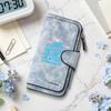 Vintage Printed Long Wallet Fashion Portable Large Capacity Casual Credit Card Holder for Daily Use