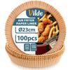 Round Paper Liner for Deep Fryer 23cm 100pcs. 279051