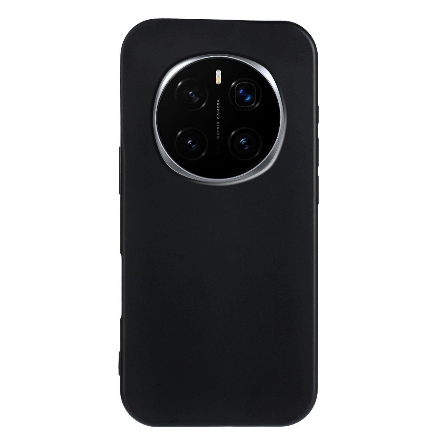 

For Honor Magic7 Pro 5G TPU Case Soft Matte Anti-fingerprint Phone Back Cover Black