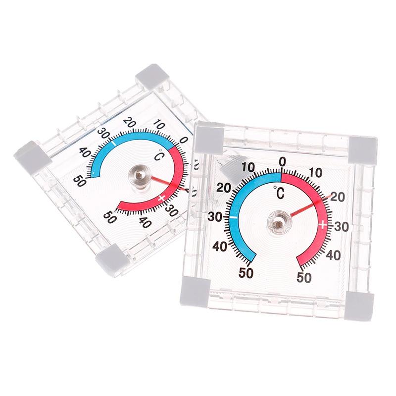 1pc Temperature Thermometer Window Indoor Outdoor Wall Garden Home Graduated Disc Measurement