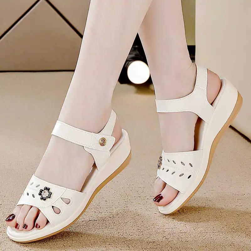 Fashion Anti-skid Strappy Flat Sandals For Woman Slippers Buy Summer Flip Flops Shoes Women Sport Sneakers To Play Scarp Sabot Tene