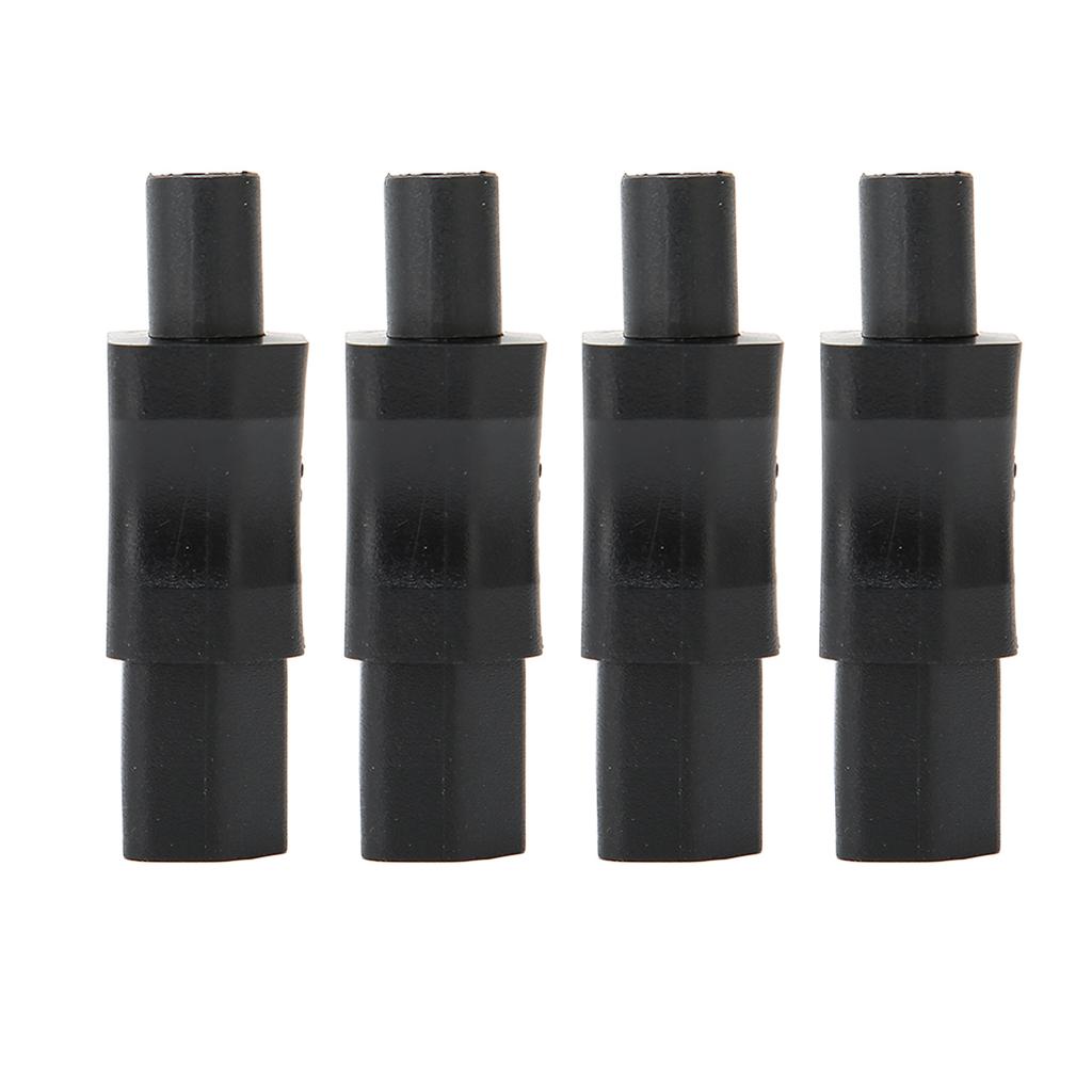 4PCS IEC320 C8 To C13 Power Cord Adapter PVC Housing IEC320 Power Plug Adapter for Laptop Ups Socket