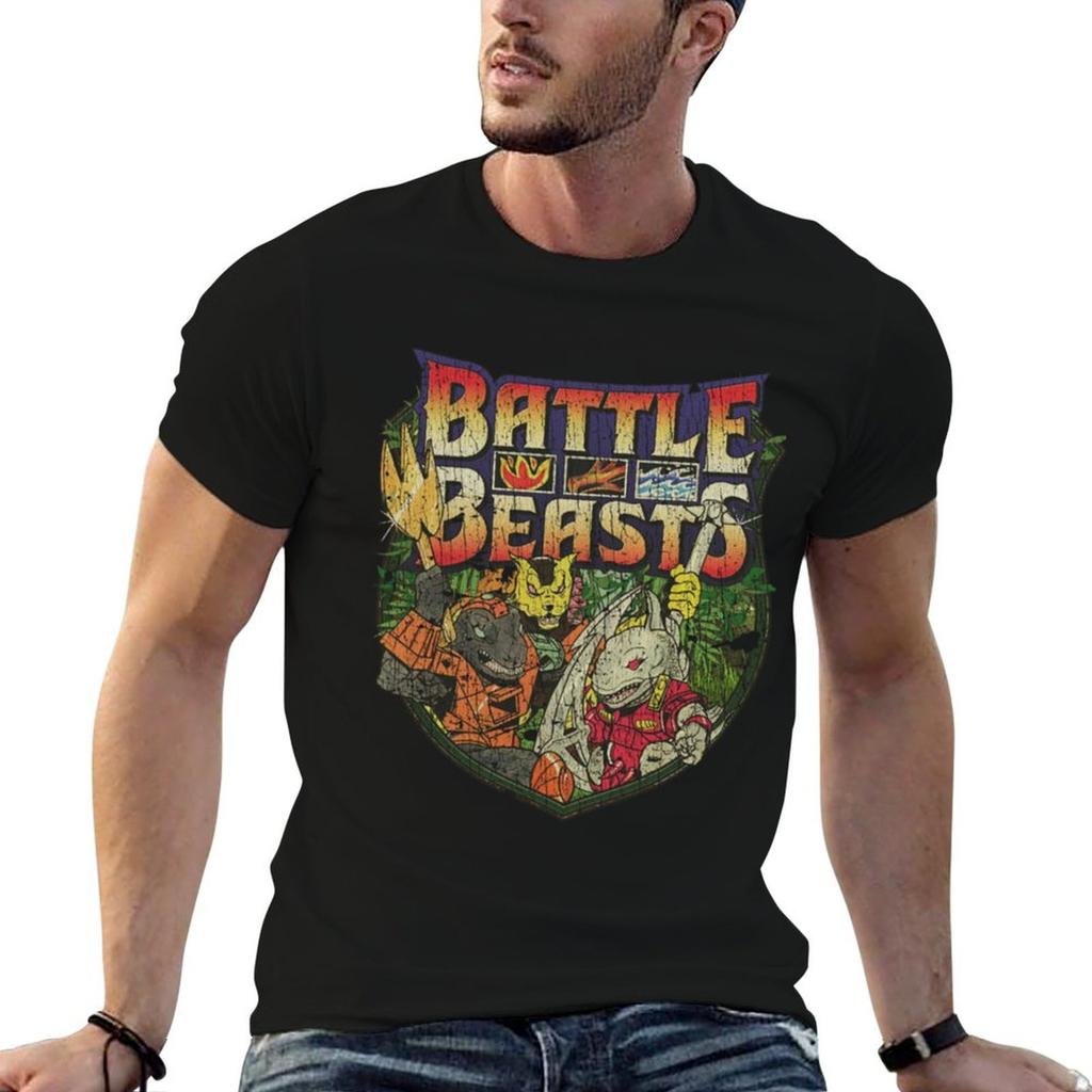 Battle Beasts 1986 T-Shirt Streetwear Print Tee Shirt